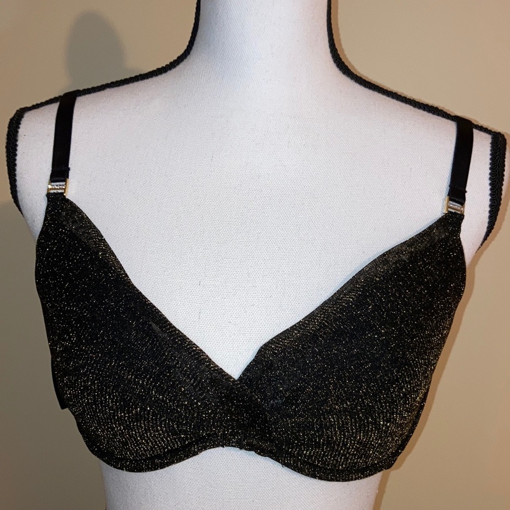 Adore Me Metallic Bra 34DD NWT